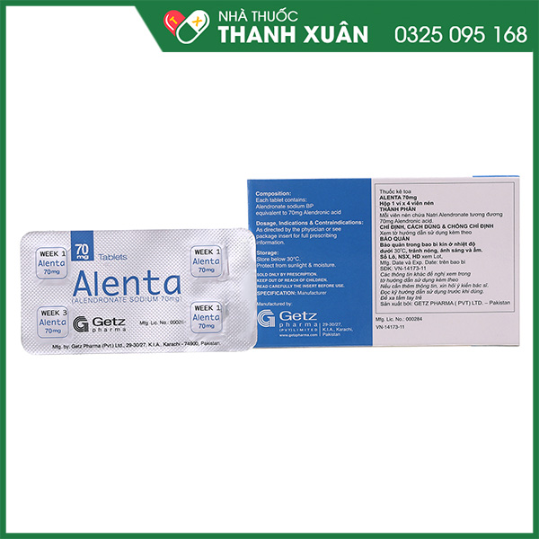 Alenta Tablets điều trị loãng xương